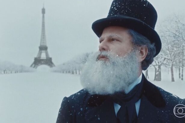 Selton Mello (Dom Pedro II) na cena final da novela Nos Tempos do Imperador