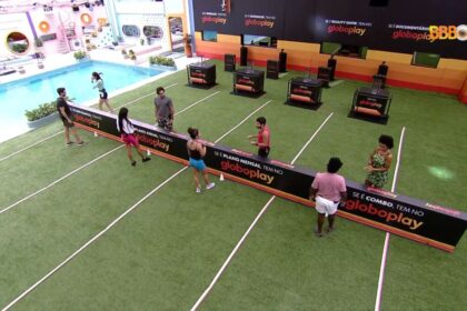 Trecho da Prova do Anjo, disputada do gravado do BBB 22