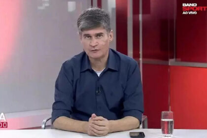Fábio Piperno em trecho de programa no BandSports