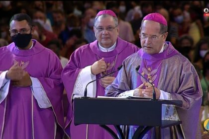 Trecho da Missa de Domingo em Aparecida, exibida pela TV Aparecida