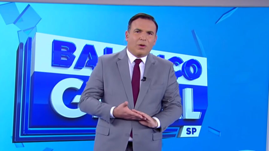 Reinaldo Gottino durante edição do Balanço Geral