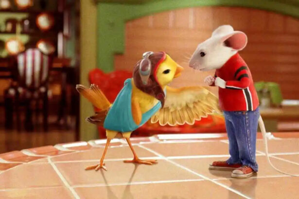 Trecho do filme Stuart Little 2, exibido pelo SBT na Tela de Sucessos