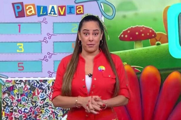 Silvia Abravanel nos estúdios do Bom Dia & CIA, no SBT