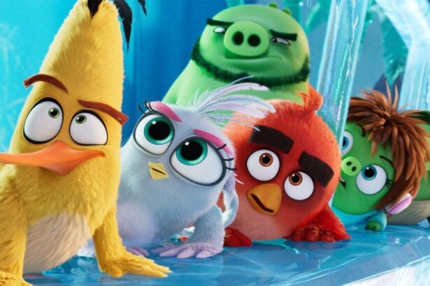 Trecho do filme de animação Angry Birds 2, exibido pela Record TV no Cine Maior