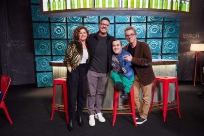 Débora Bloch, Augusto Madeira, Gigante Leo e Fábio Porchat