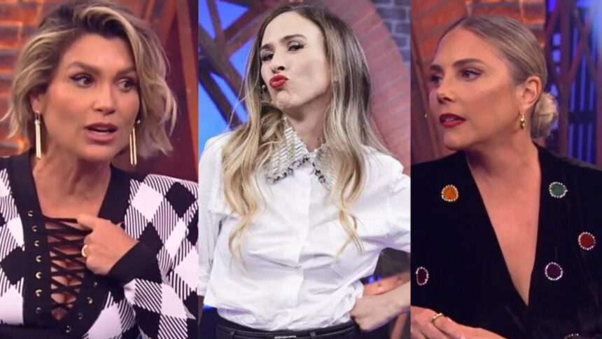 Flávia Alessandra, Tatá Werneck e Heloísa Périssé em uma montagem. Trechos do Lady Night