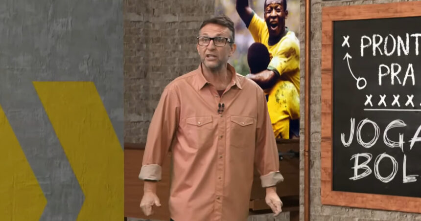 Neto em trecho do programa Os Donos da Bola, na Band