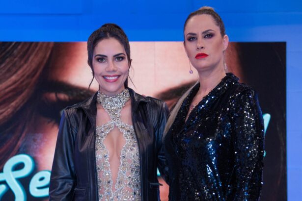 Aritana Maroni ao lado de Daniela Albuquerque em trecho da entrevista para o Sensacional