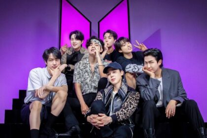 Integrantes do grupo BTS