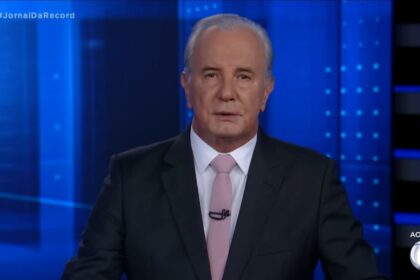 Celso freitas na bancada do jornal da record