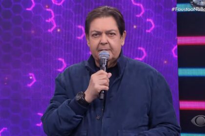 Fausto Silva em trecho do programa Faustão na Band