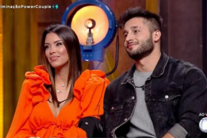 Ivy e nandinho durante a noite de eliminação no power couple