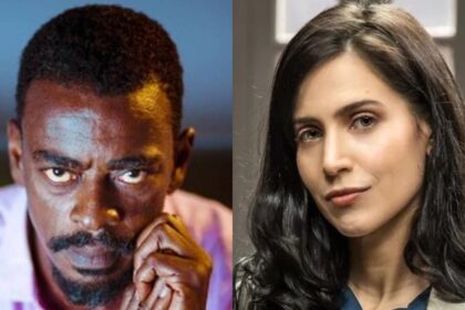 Seu Jorge e Mel Lisboa em uma montagem