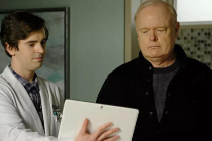 Trecho da série the good doctor, na tv globo