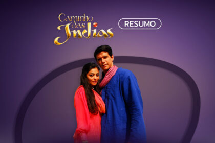 Arte de divulgação da novela caminho das índias