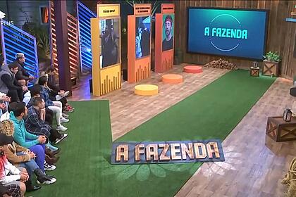 Cenário da atividade jogo da discórdia com níveis de ranço em A Fazenda 14