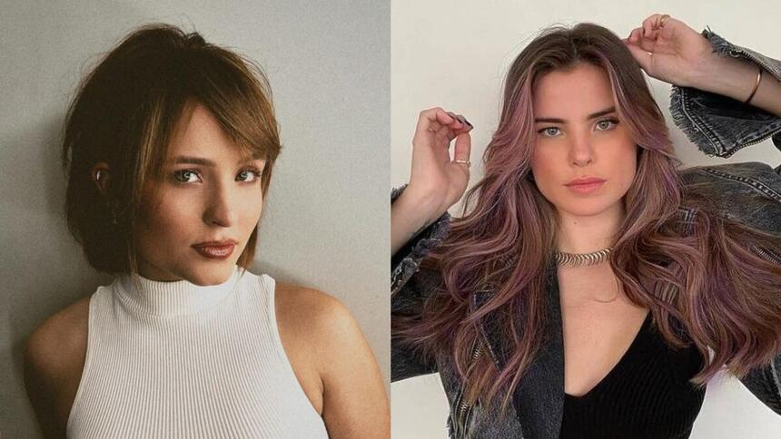 Larissa Manoela e Giulia Be em uma montagem