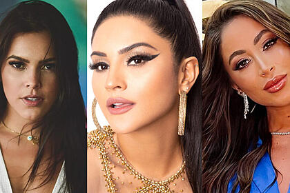 Montagem Emilly Araújo, Mileide Mihaile e Carol Narizinho