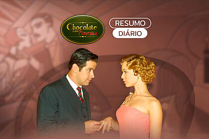 Arte do resumo diário de Chocolate com Pimenta