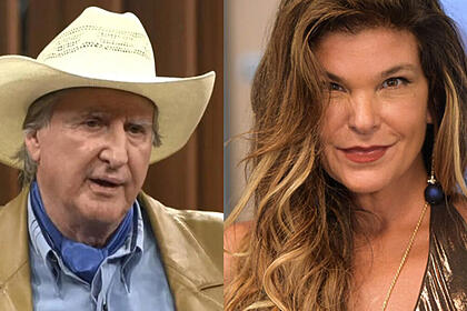Sérgio Reis e Cristiana Oliveira em uma montagem