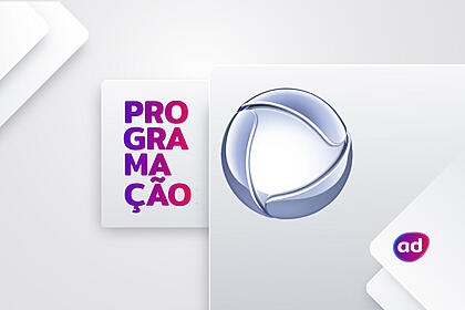 Arte de divulgação da programação da Record TV