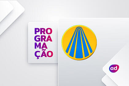 Arte de divulgação da programação da TV Aparecida