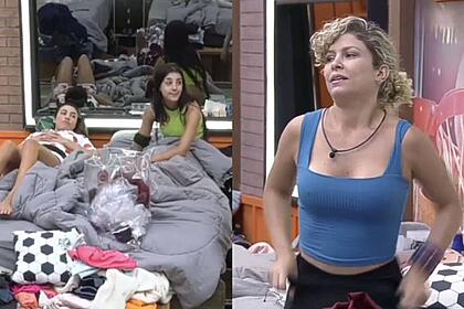 Bia, Pétala e Bárbara no quarto de A Fazenda 14
