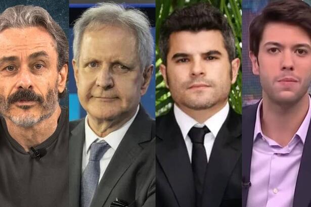 Montagem de jornalistas da Jovem Pan demitidos