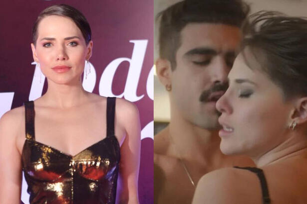 Letícia Colin e Caio Castro em uma montagem