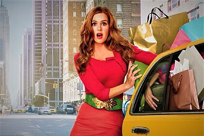 Trecho do filme Os Delírios De Consumo De Becky Bloom, exibido pela TV Globo na Sessão da Tarde