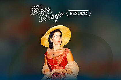 Malu mader na arte de divulgação do resumo semanal da novela força de um desejo no viva