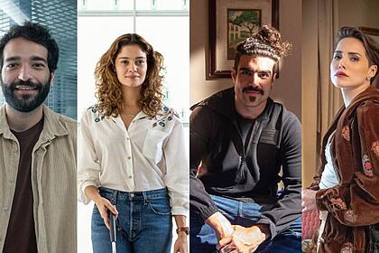 Humberto Carrão, Sophie Charlotte, Caio Castro, Letícia Colin em uma montagem