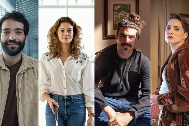Humberto Carrão, Sophie Charlotte, Caio Castro, Letícia Colin em uma montagem