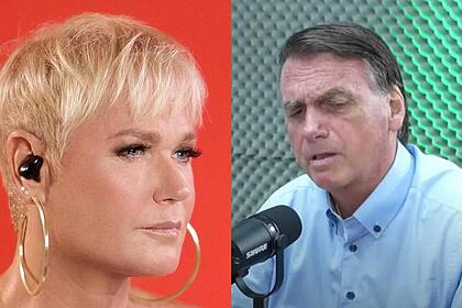 Xuxa e Bolsonaro em uma montagem