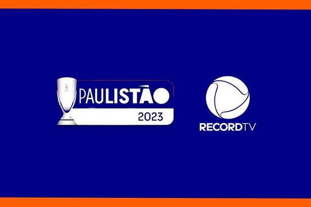 Logo do Paulistão 2023 na Record TV