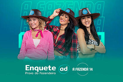 Arte de divulgação da 10 prova do fazendeiro de A Fazenda 14