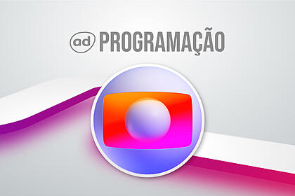 Arte de divulgação da programação da TV Globo