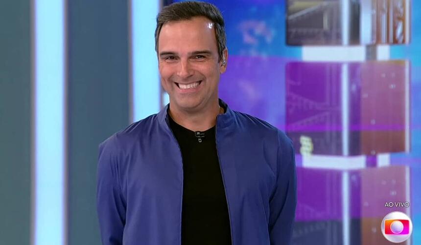 Tadeu Schmidt em trecho da estreia do BBB 23