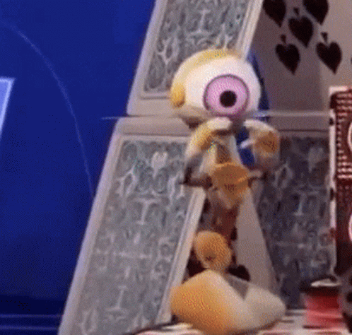 Gif com o robozinho do BBB 23