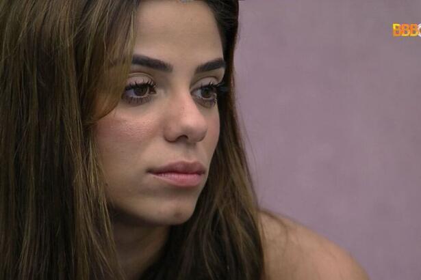 Key Alves com semblante sério no BBB 23