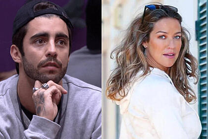 Pedro Scooby e Luana Piovani em uma montagem