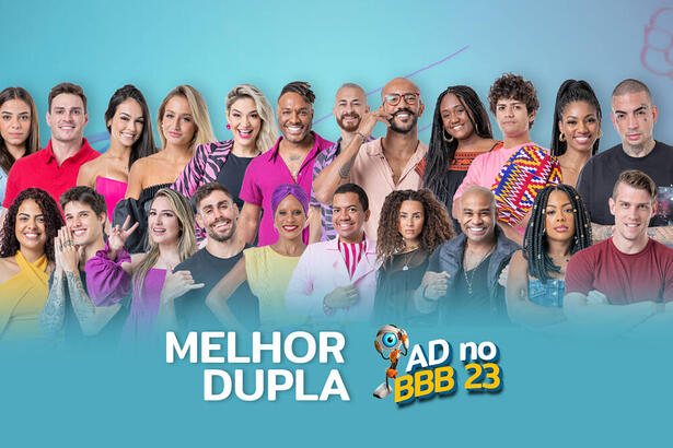 Arte de divulgação com todos os participantes do BBB 23