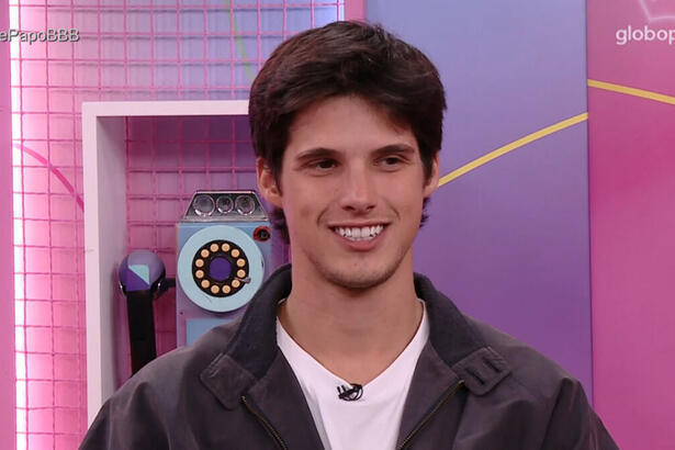 Gabriel em trecho do Bate-Papo BBB, o globoplay