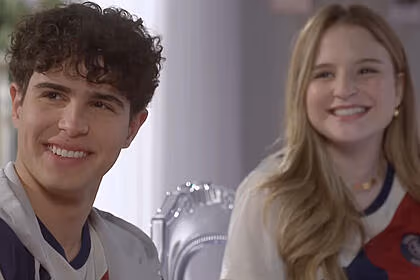 Igor jassen e sophia valverde em trecho da novela poliana moça