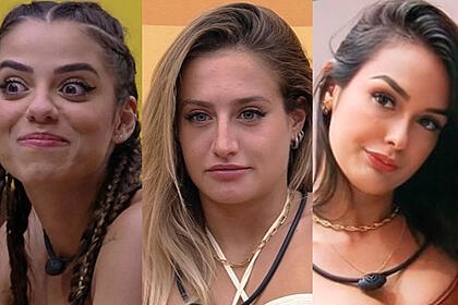 Montagem Key Alves, Bruna Griphao e Larissa do BBB 23