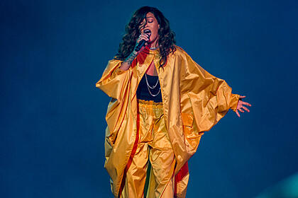 Rihanna, durante show no Rock In Rio, em 2015