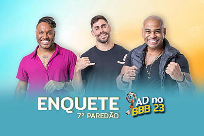 Fred Nicácio, Cara de Sapato e Cezar na arte de enquete do 7º paredão do BBB 23