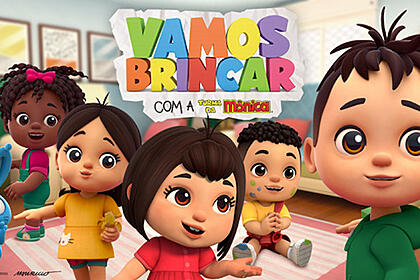 Protagonistas da série Vamos Brincar com a Turma da Mônica
