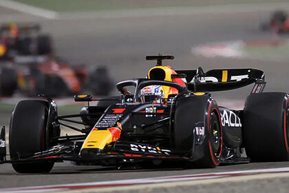 Carro de Max Verstappen na corrida do GP do Bahrein 2023 de Fórmula 1