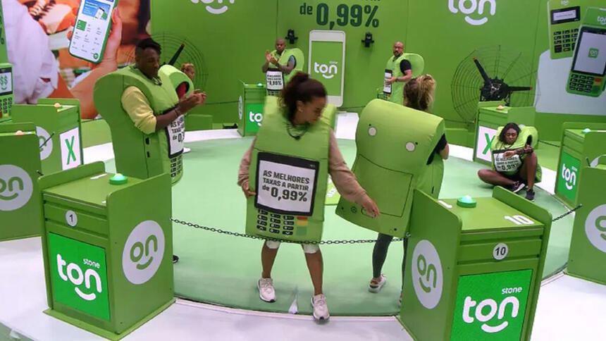 Domitila Barros desistindo da 12ª Prova do Líder de resistência do BBB 23